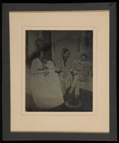 Ritratto di gruppo di due madri e due bambini da Jean Gabriel Eynard